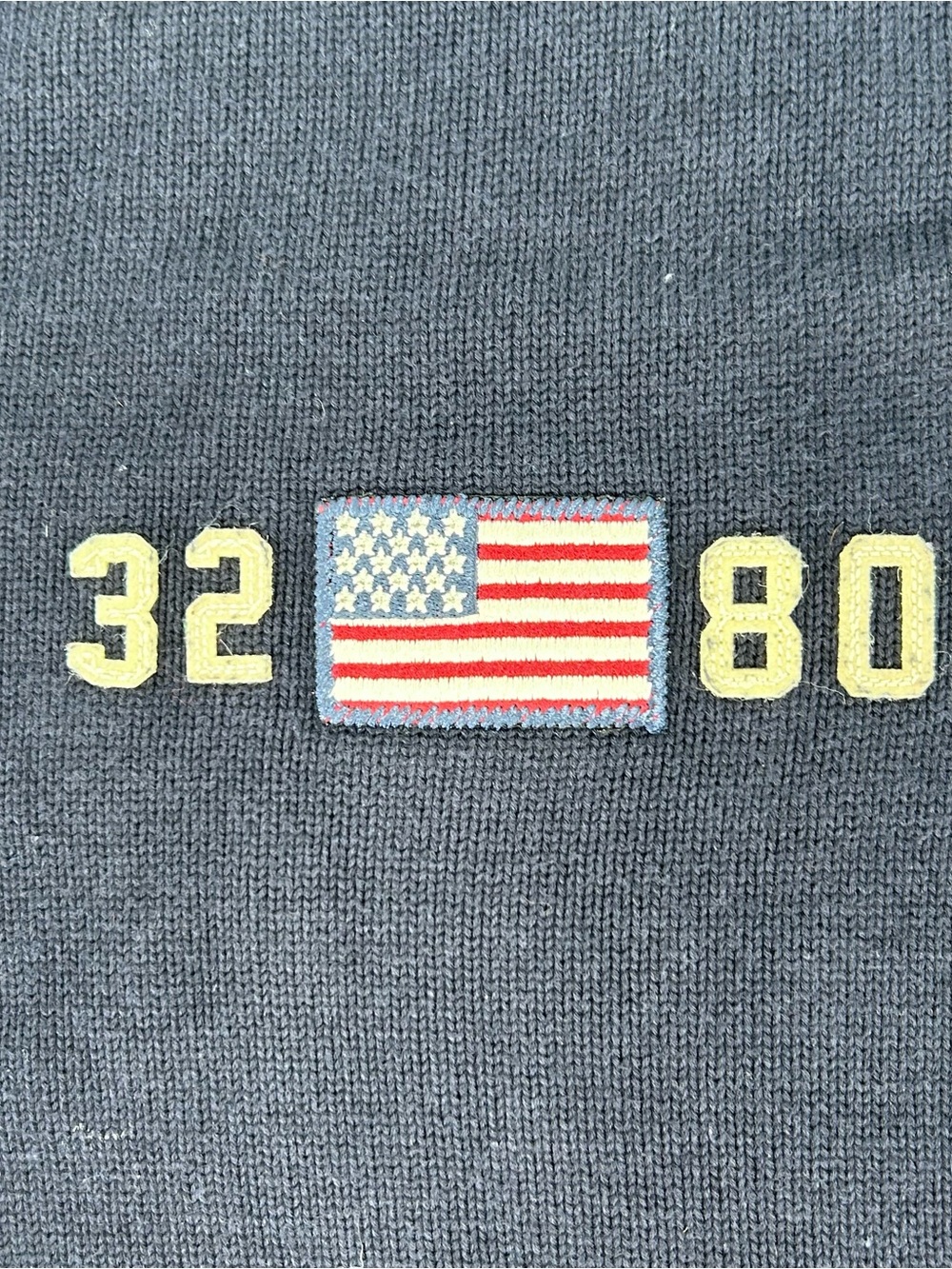 Vintage T. Dalton Lake Placid 1980 Miracle on Ice Knit Sweater Navy XS - Picture 4 of 9